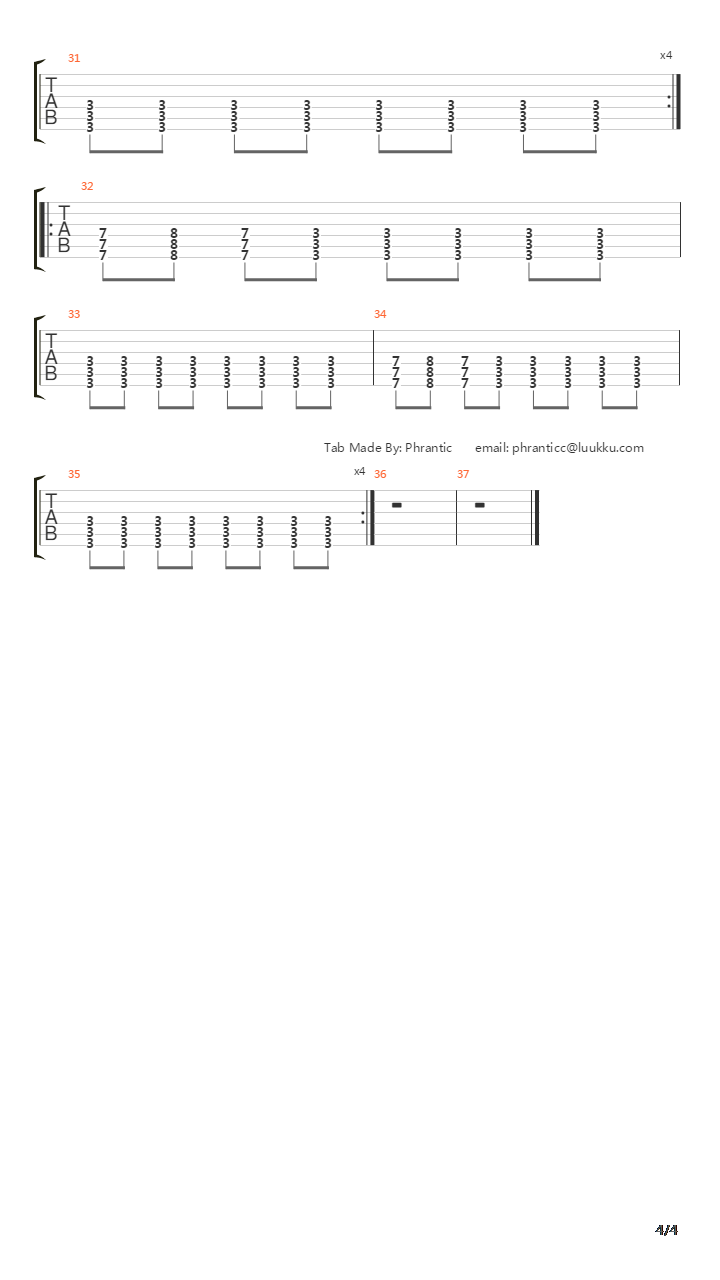 Arkunnaula吉他谱