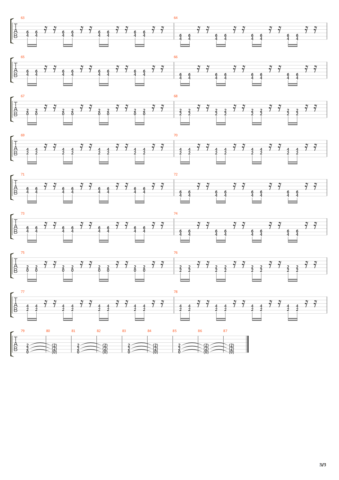 Haltin Haat吉他谱