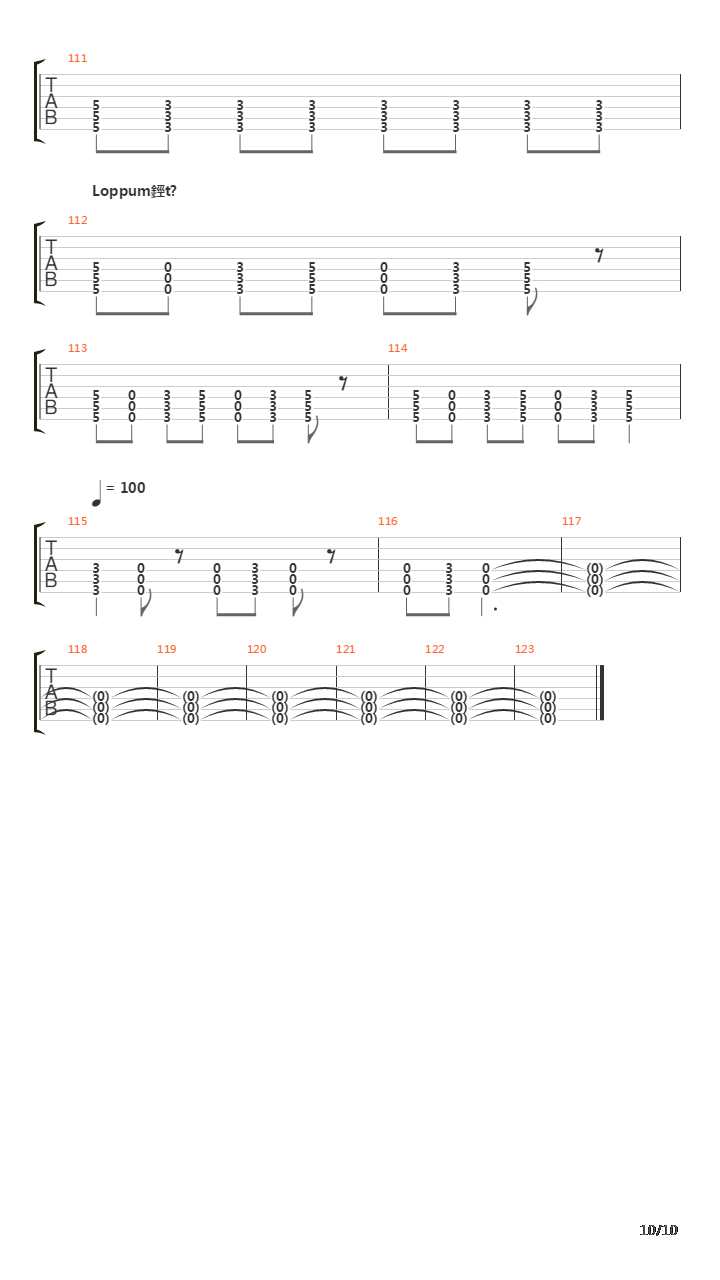 Vuonna Yksi Ja Kaksi吉他谱