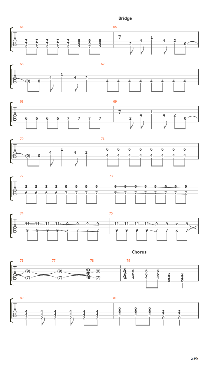 Mine吉他谱