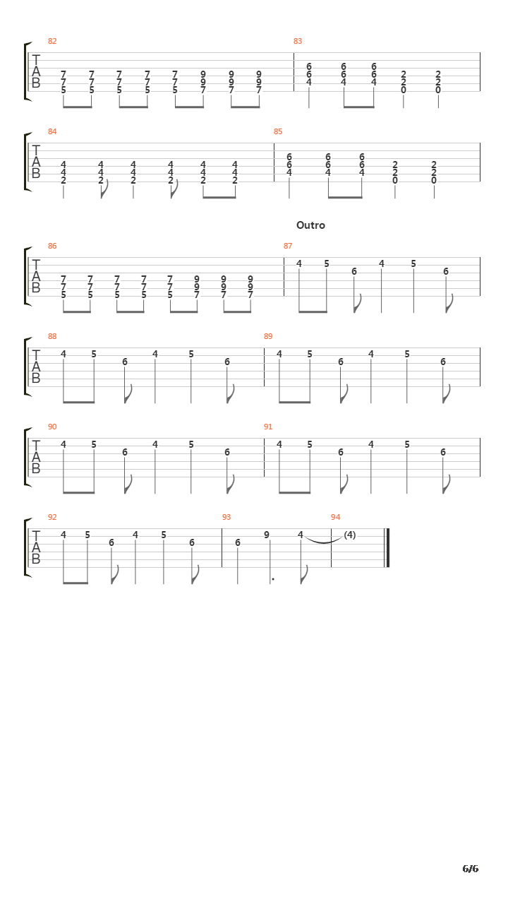 Mine吉他谱