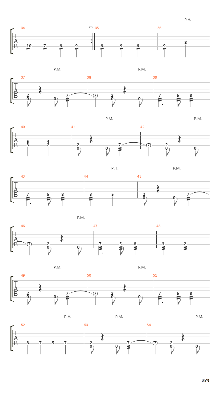 Kronos吉他谱