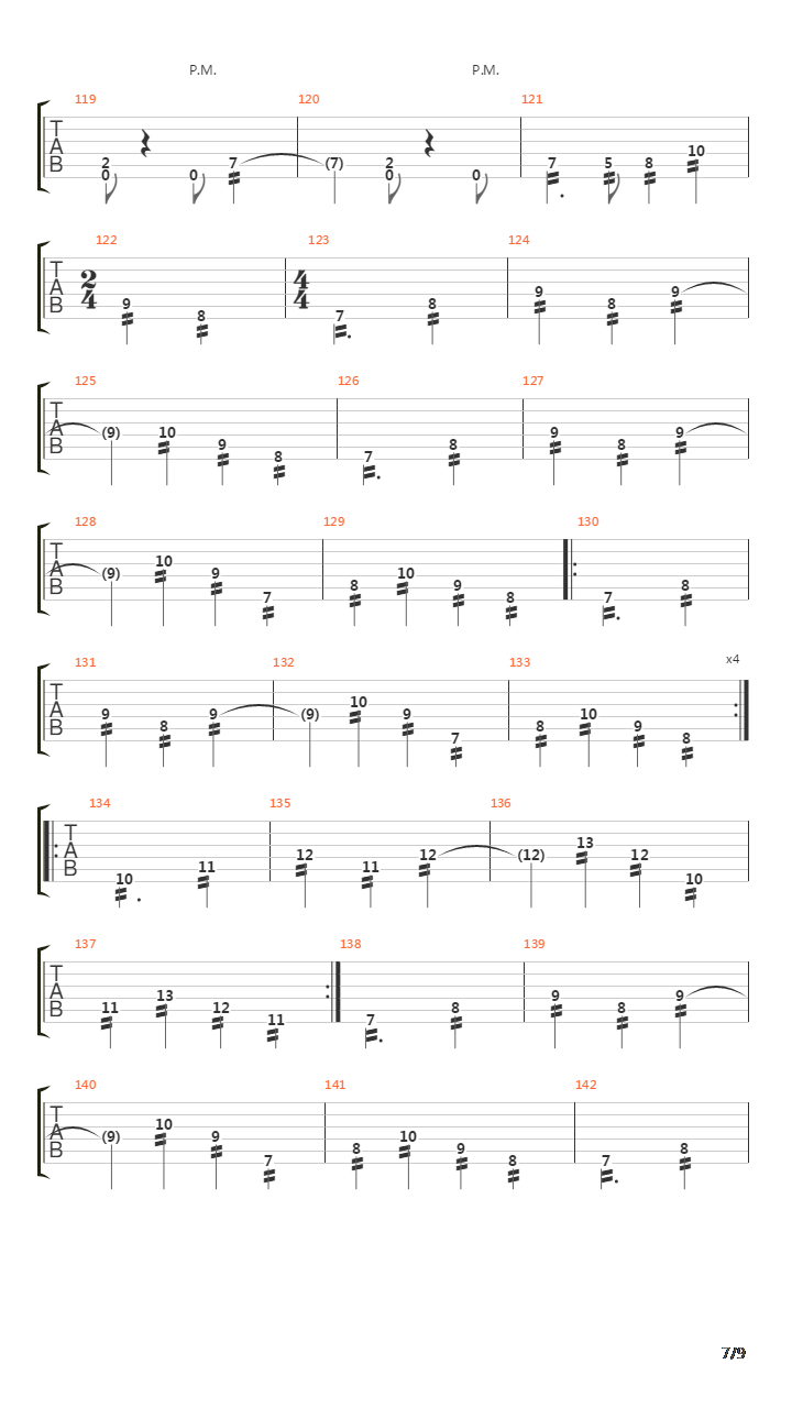 Kronos吉他谱