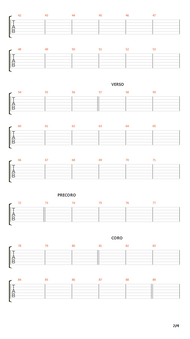 Tu吉他谱