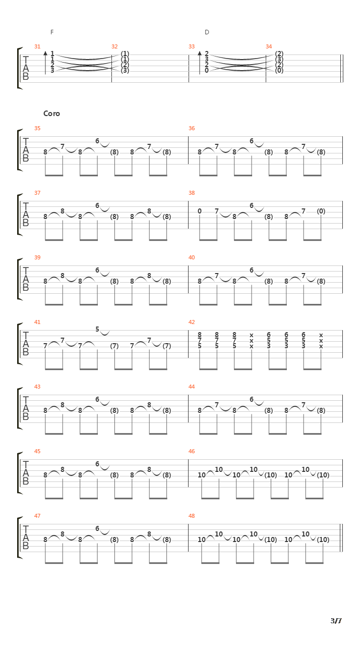 El Ultimo Vals吉他谱