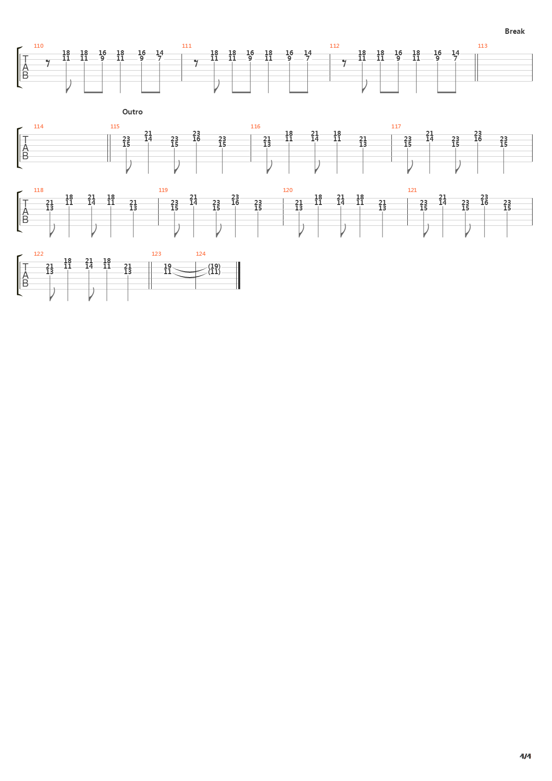 Cover My Eyes吉他谱