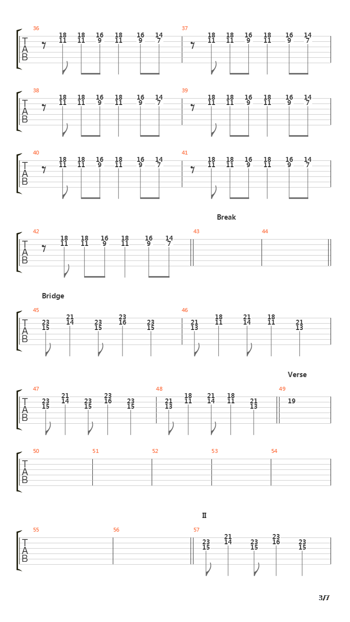 Cover My Eyes吉他谱