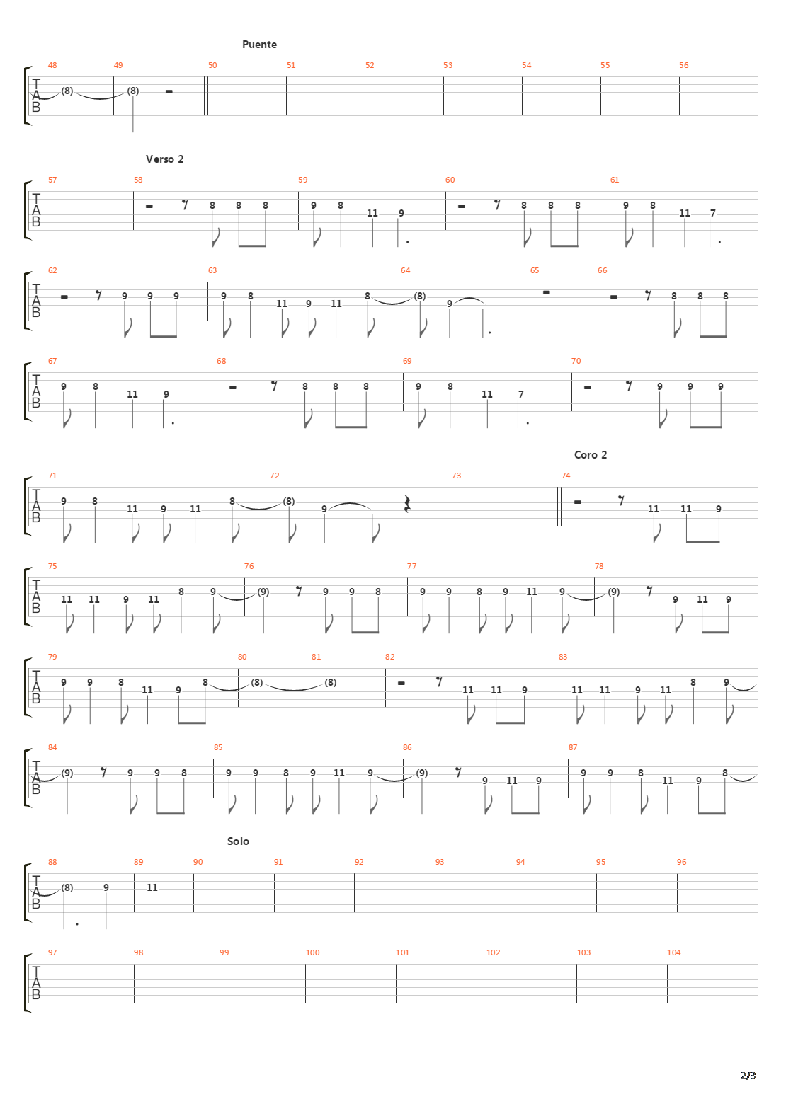 Llenos De Magia吉他谱