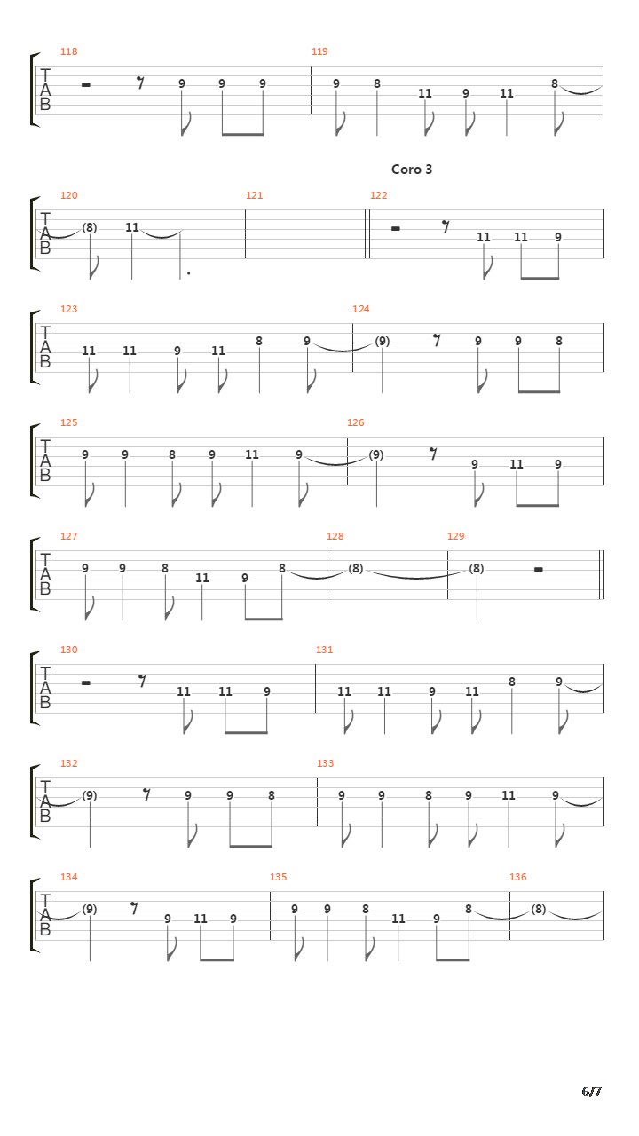 Llenos De Magia吉他谱