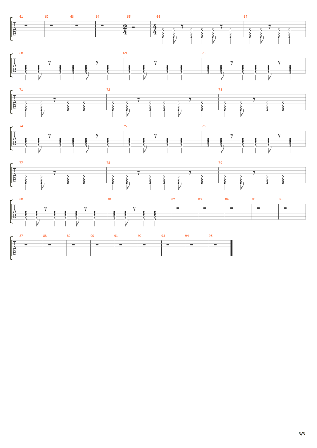 Por La Ciudad吉他谱