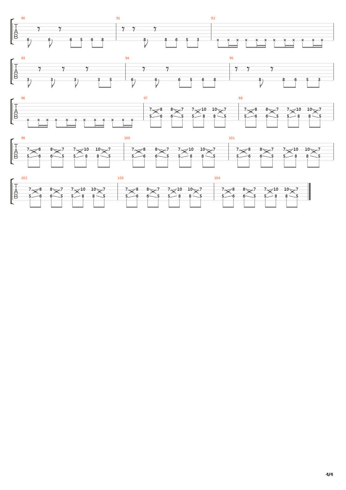 Danz吉他谱
