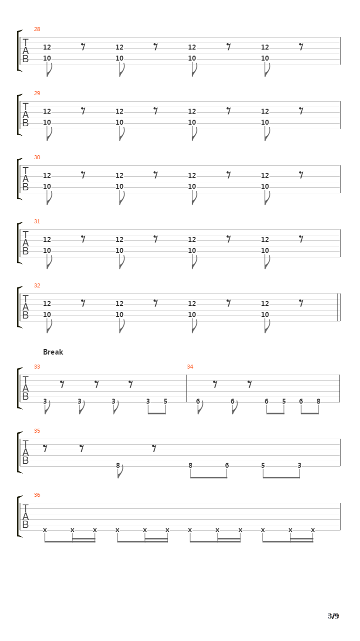 Danz吉他谱