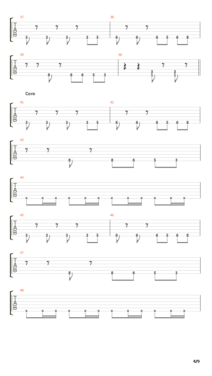 Danz吉他谱