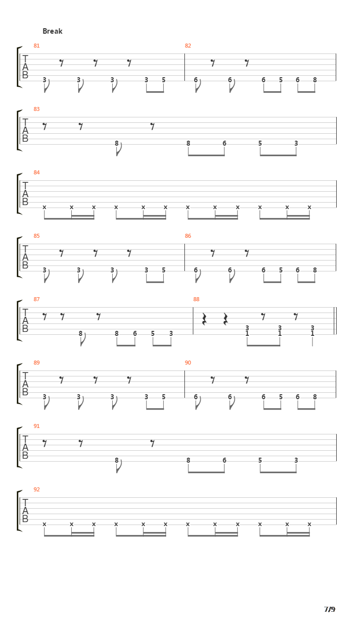 Danz吉他谱