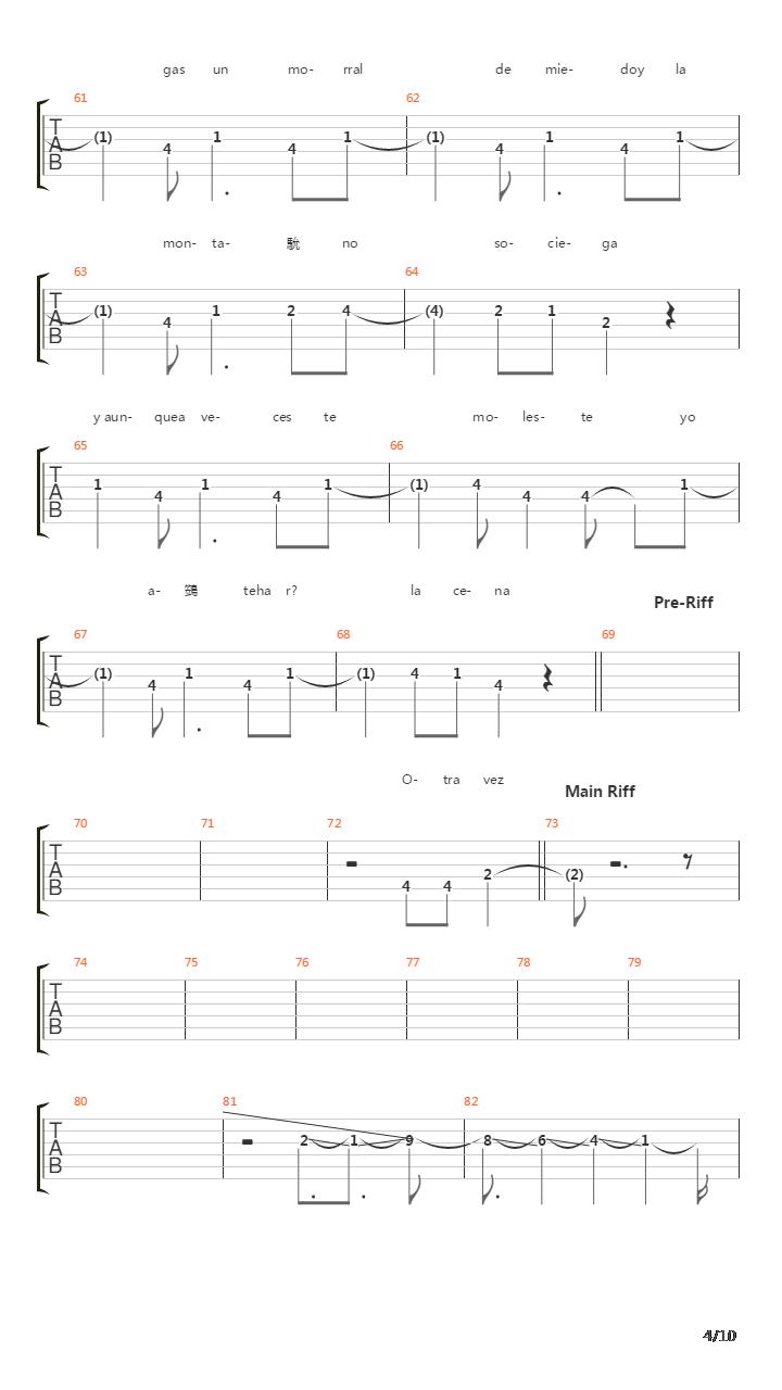 Flamingo吉他谱