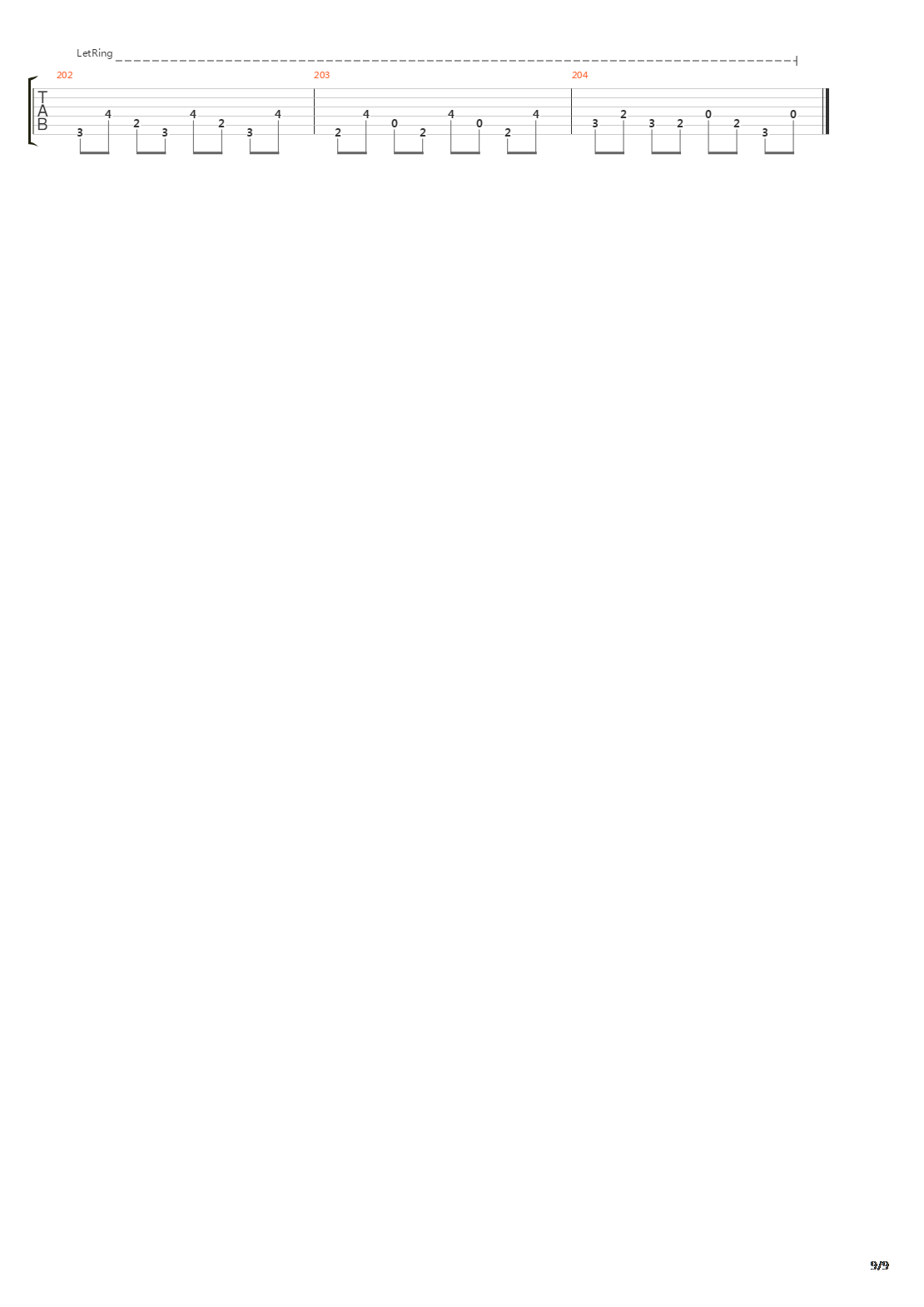 The Omen吉他谱