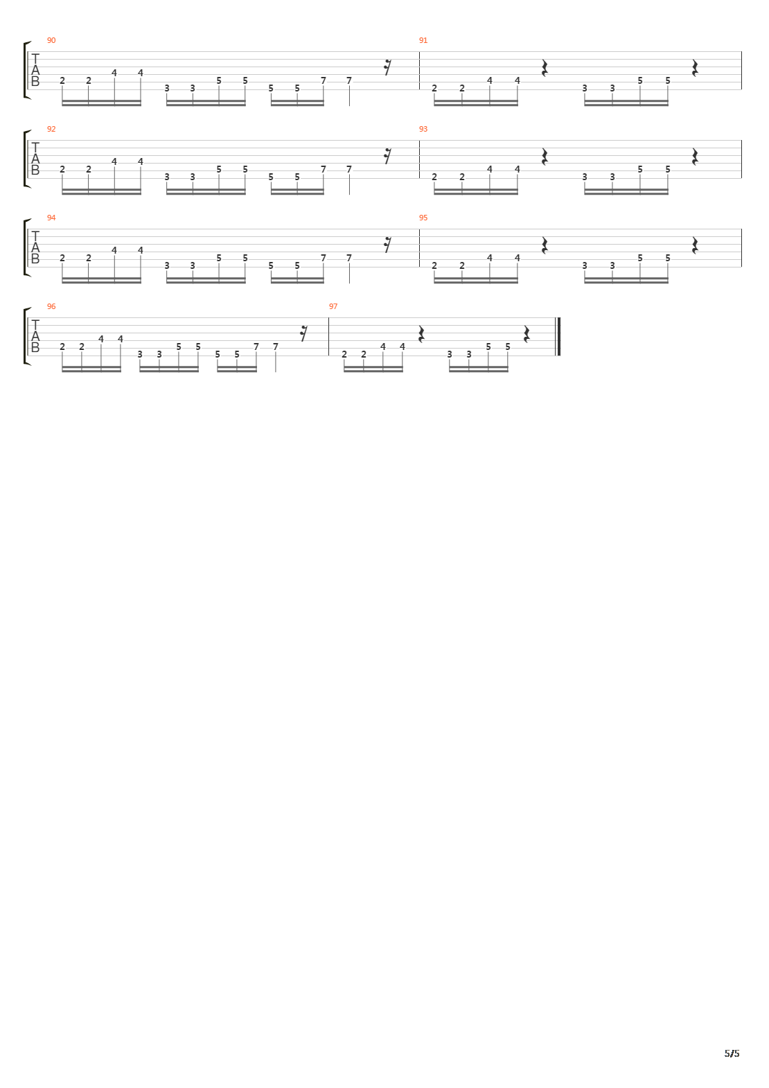 Zamki Na Piasku吉他谱