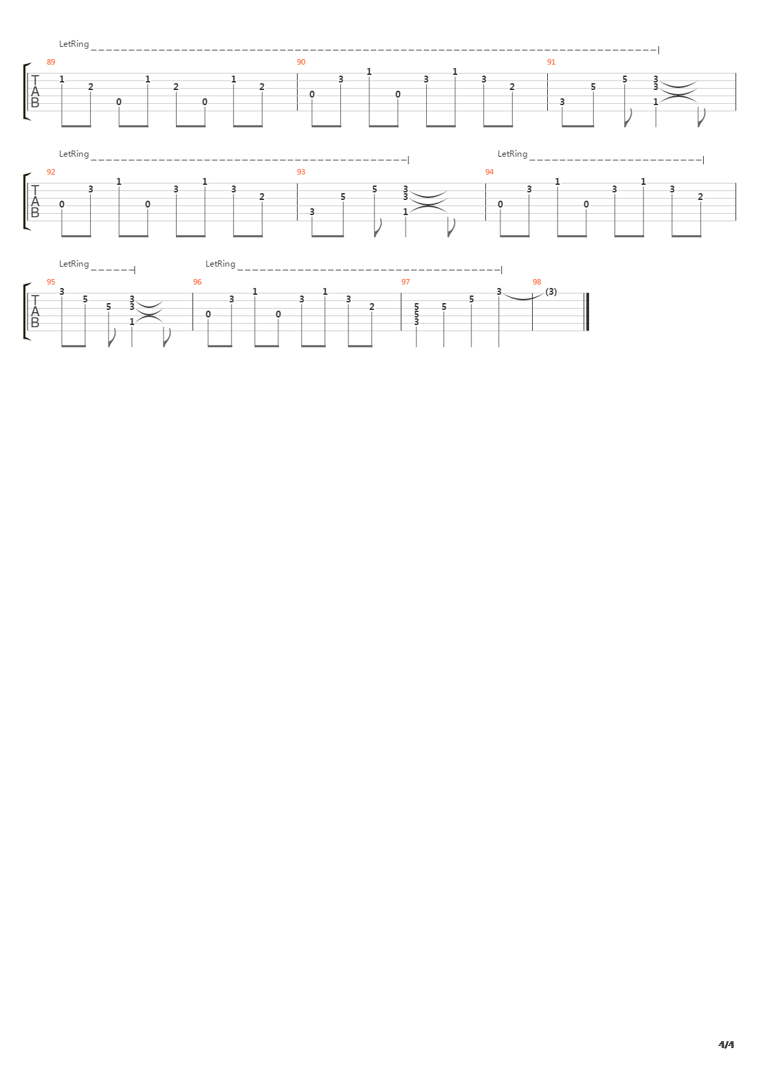 Wer Bin Ich吉他谱
