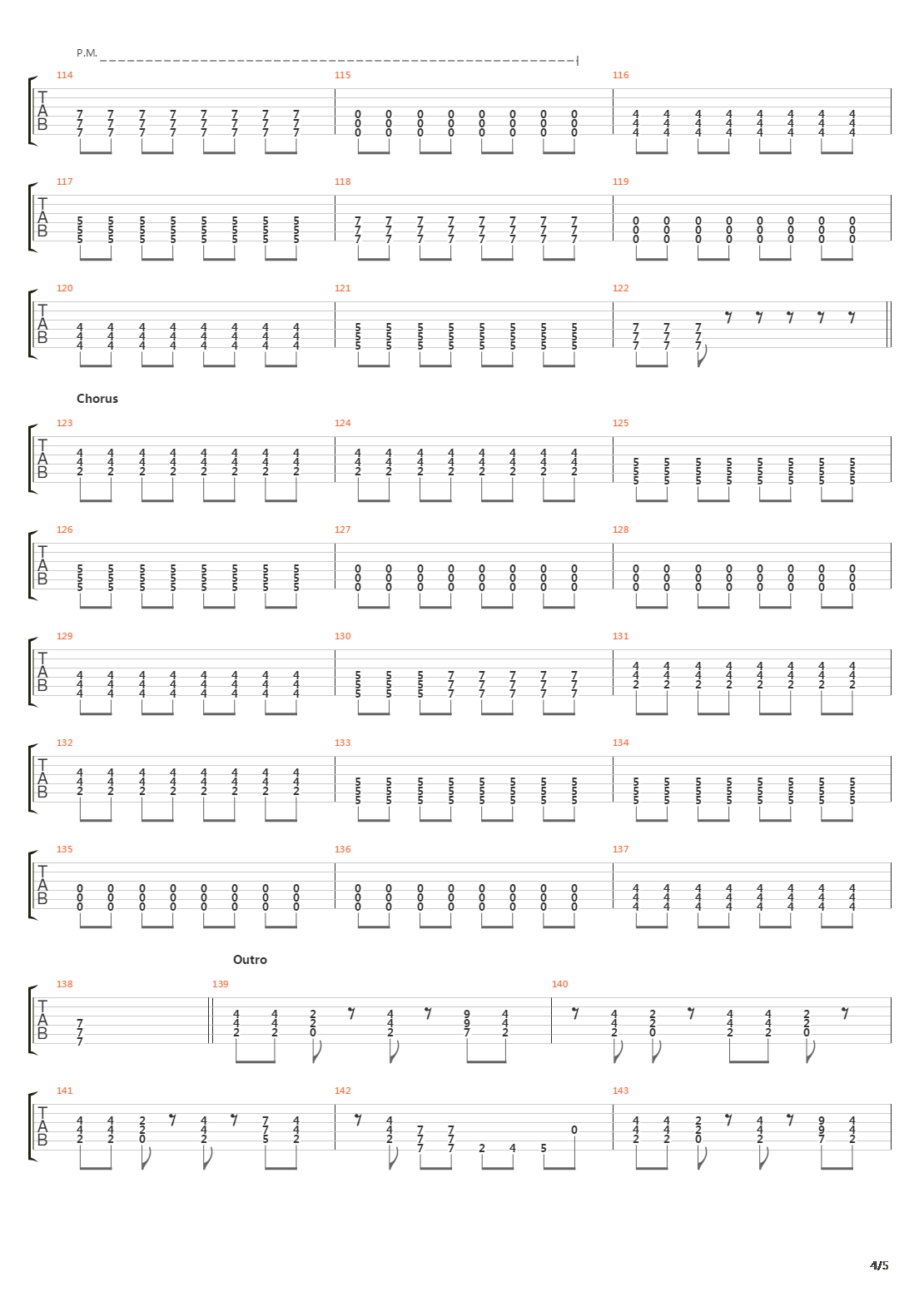 Automatic吉他谱