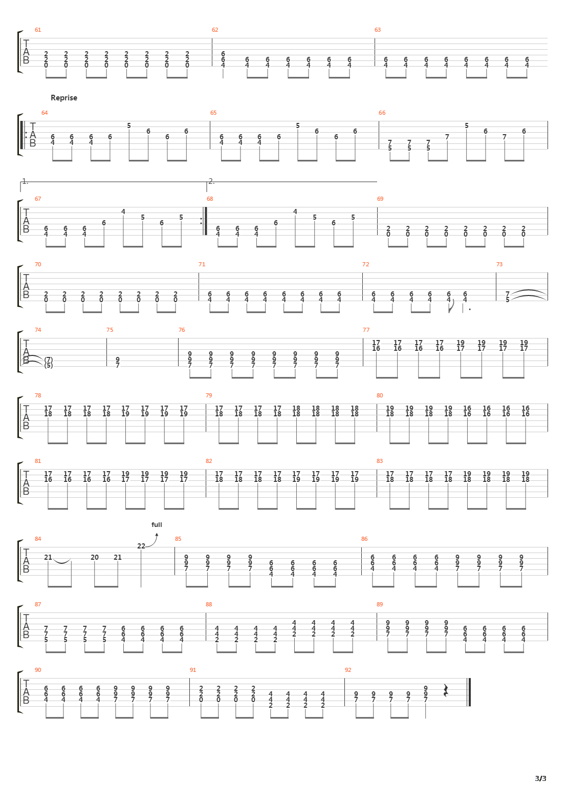 Falling Apart吉他谱