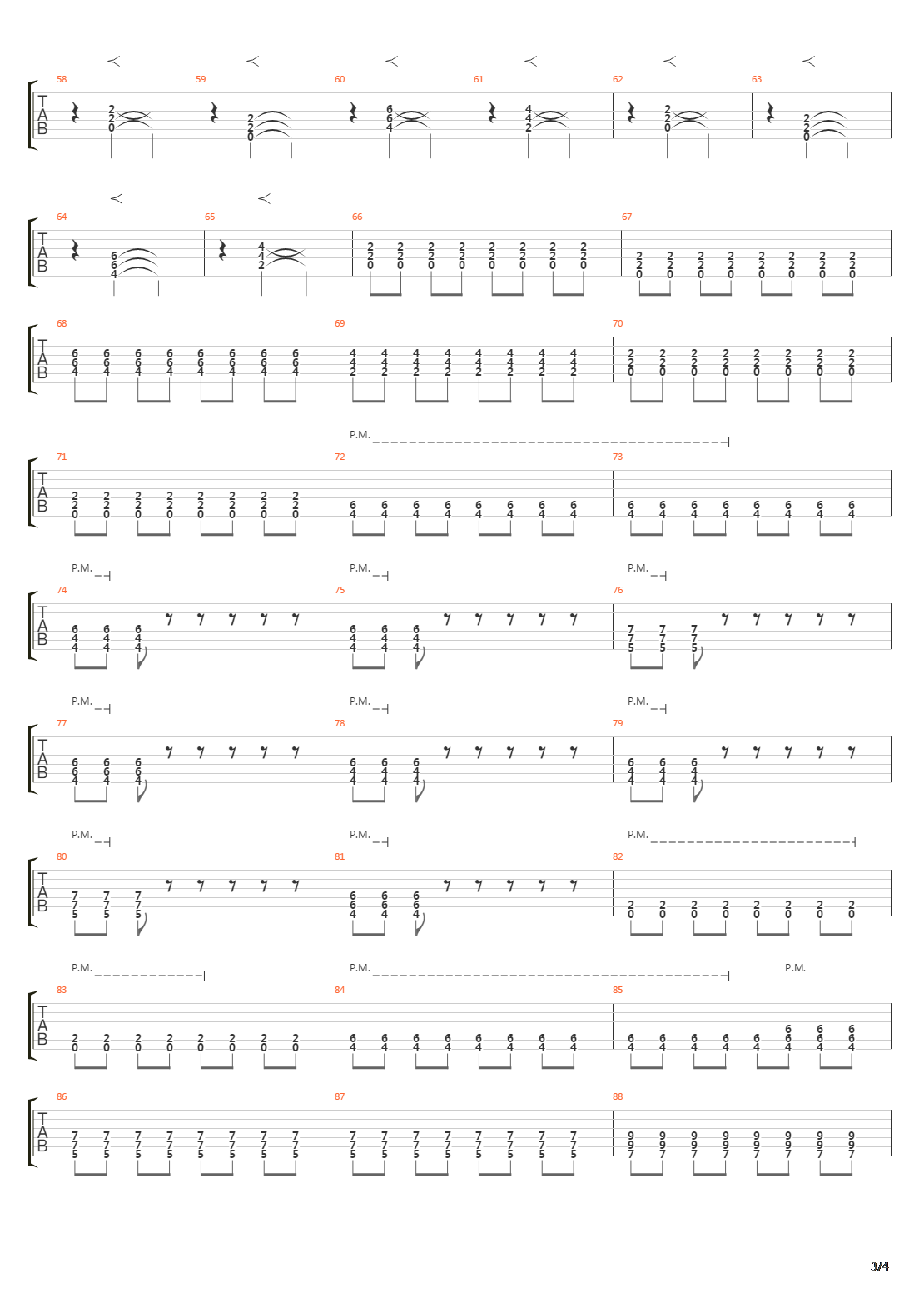 Falling Apart吉他谱