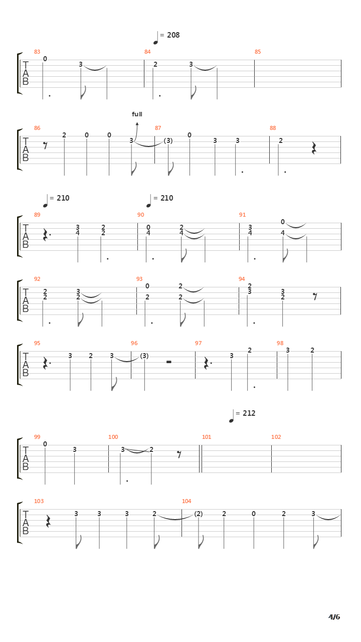 May 16吉他谱