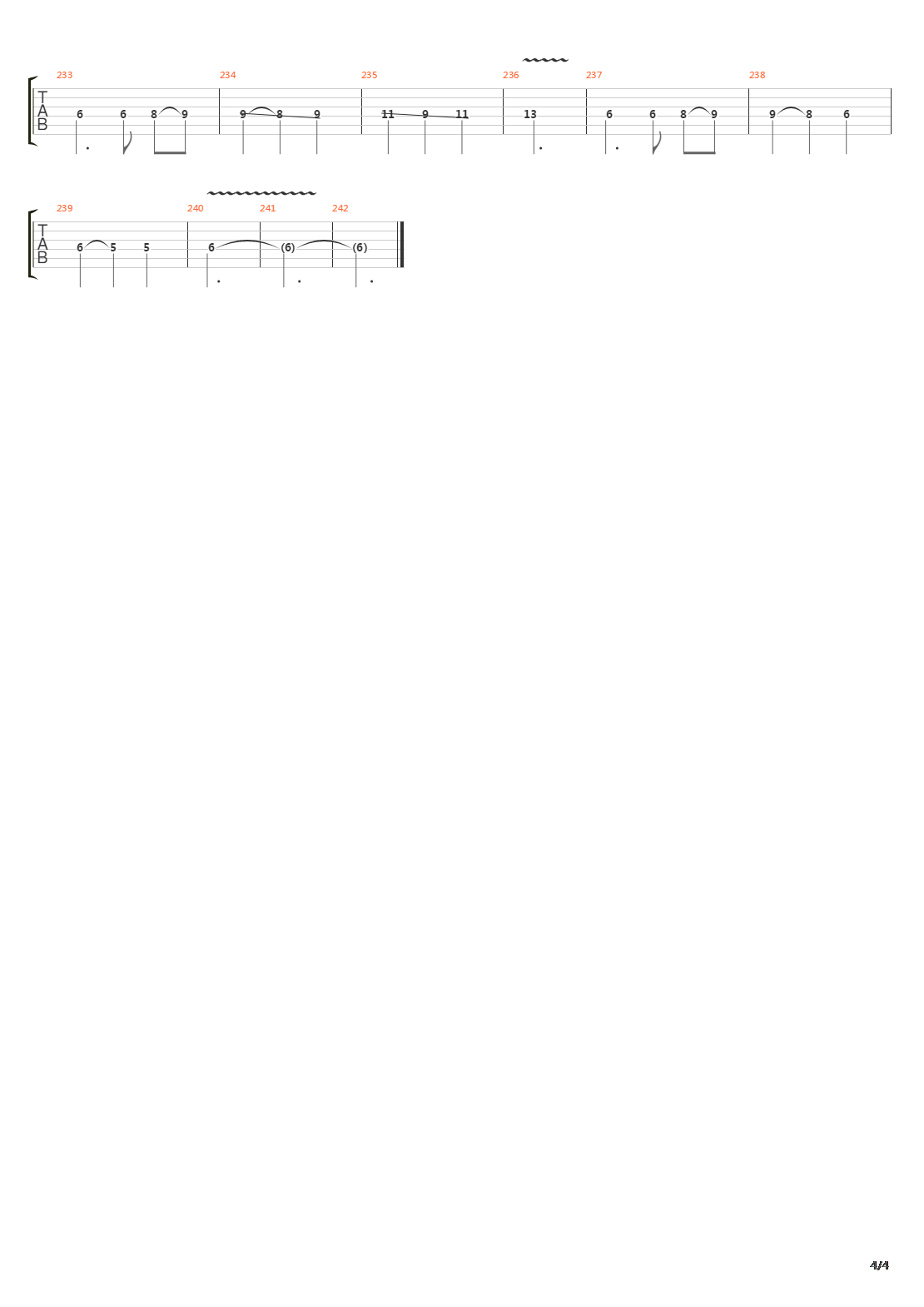 Pillars Of Obsidian吉他谱