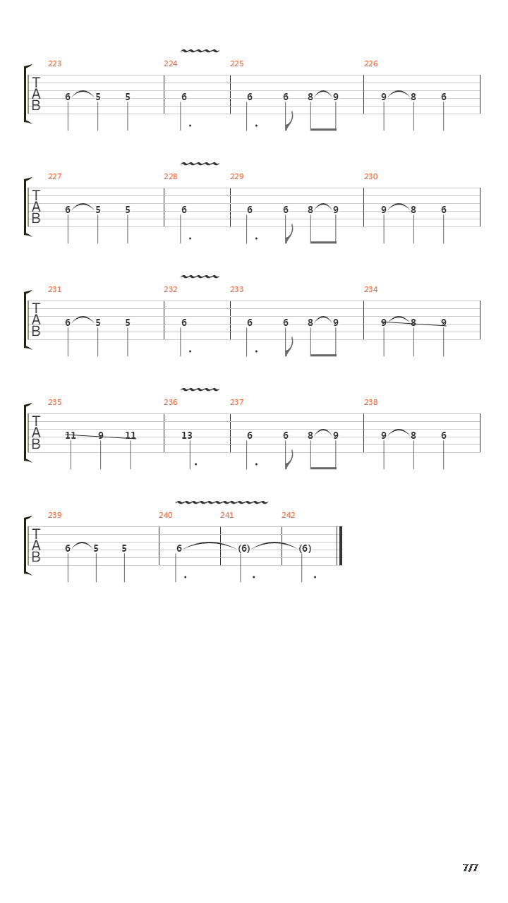 Pillars Of Obsidian吉他谱