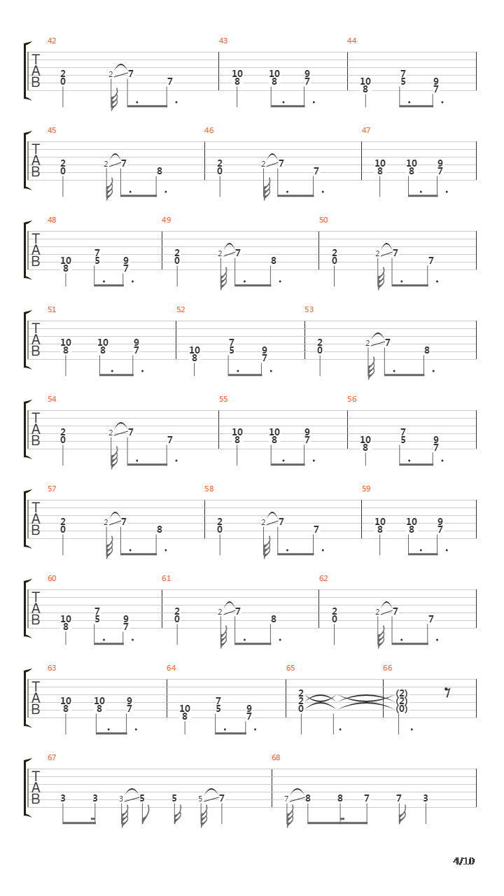 Wheat吉他谱