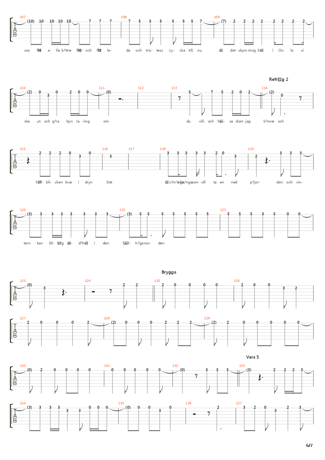 Elden吉他谱