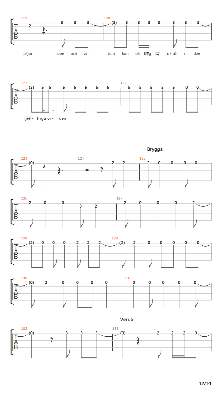 Elden吉他谱