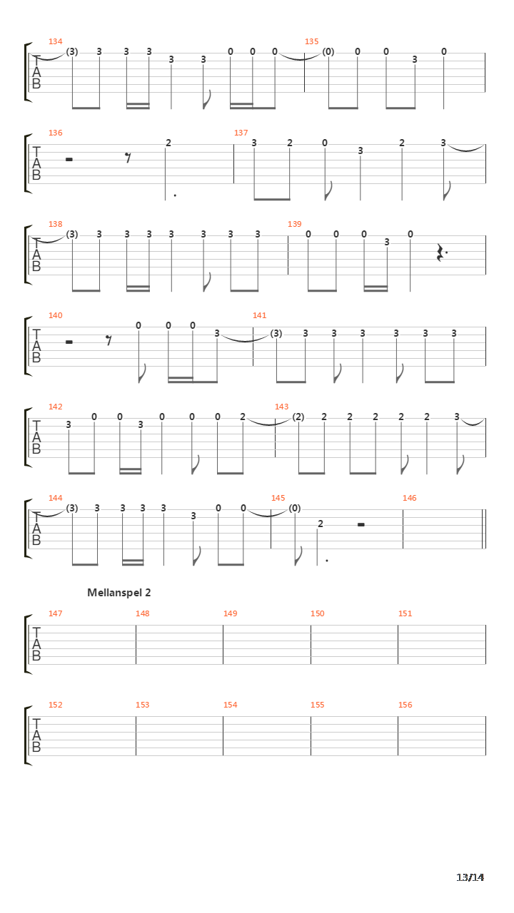 Elden吉他谱