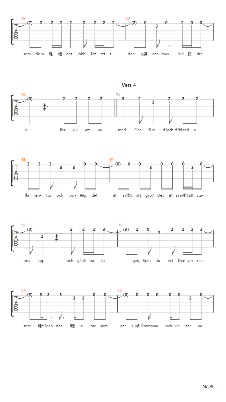 Elden吉他谱