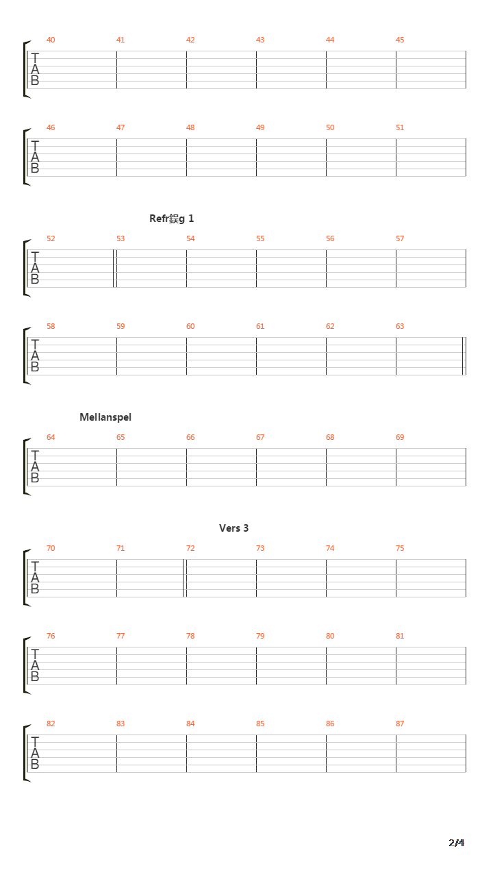 Elden吉他谱