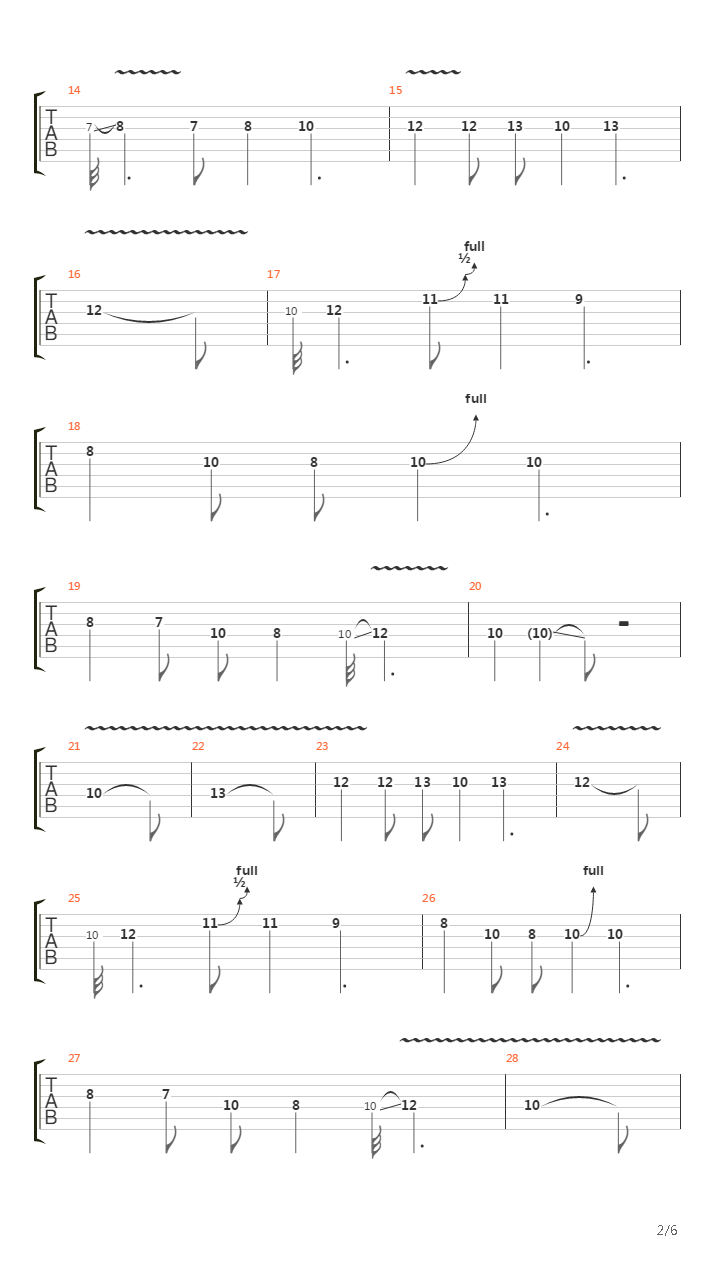 Devetka吉他谱