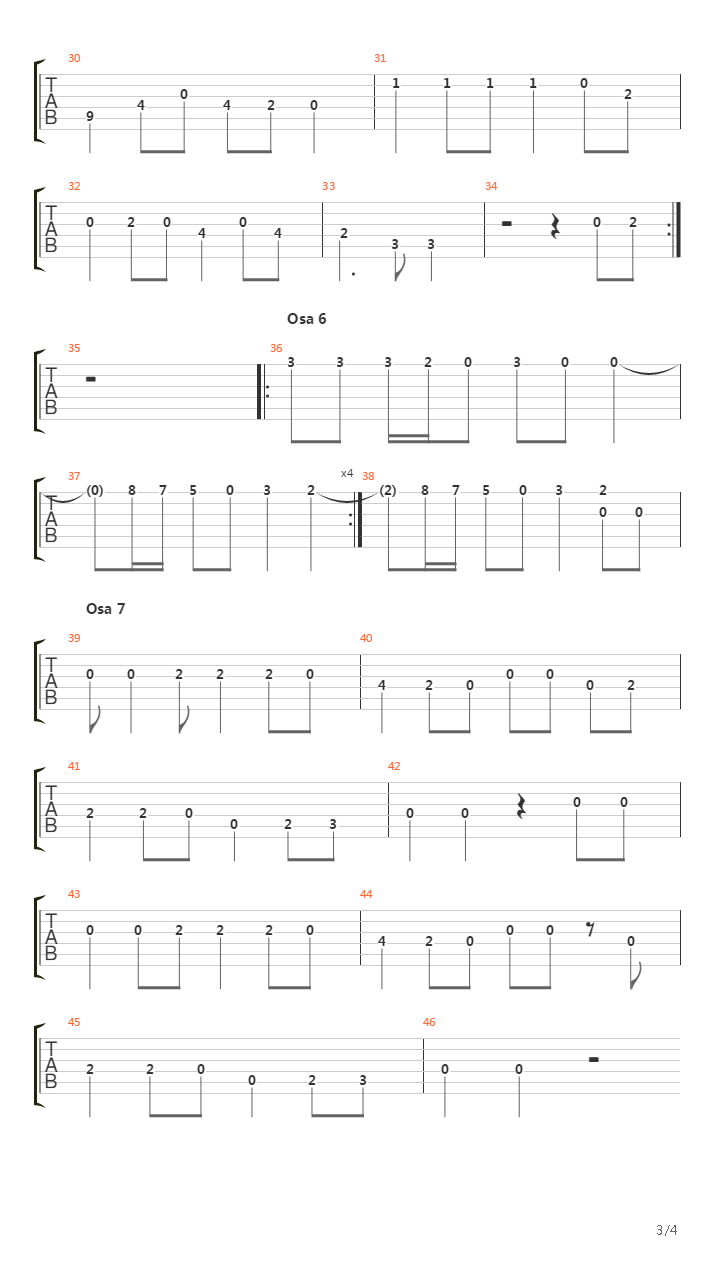 Teuvo Maanteiden Kuningas吉他谱
