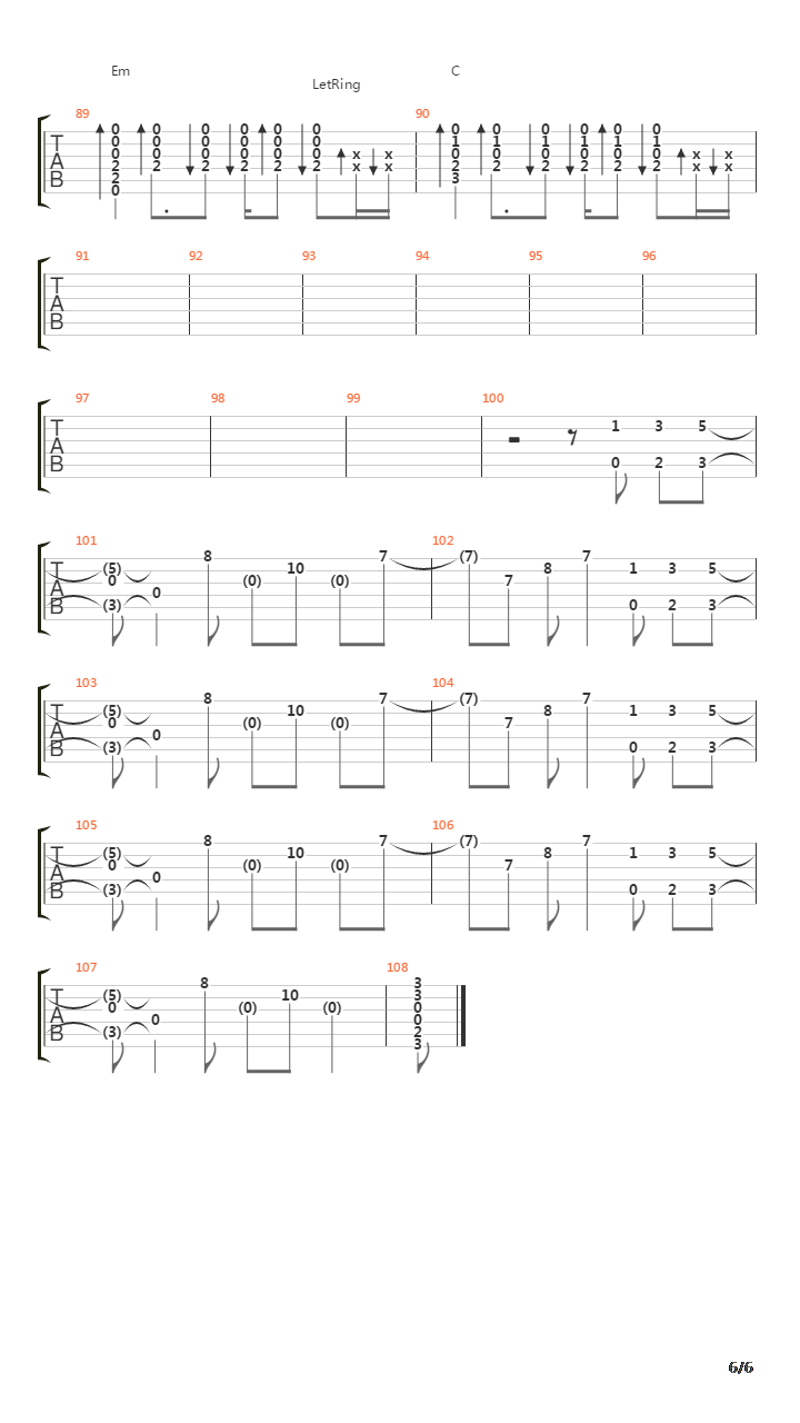 Pais E Filhos吉他谱