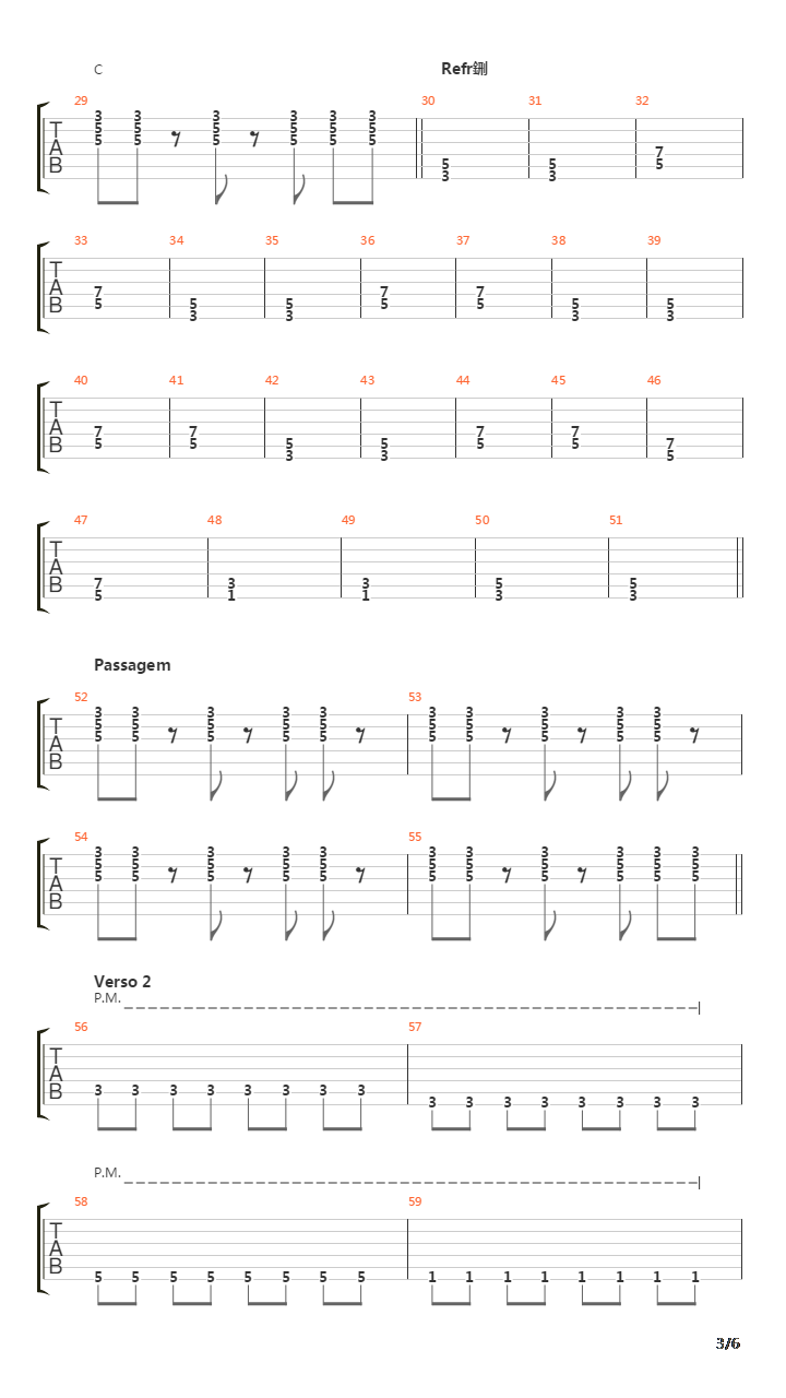 Sera吉他谱