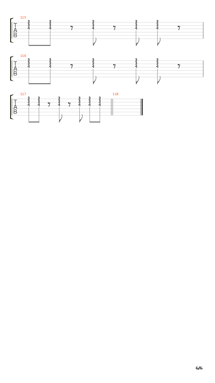 Sera吉他谱