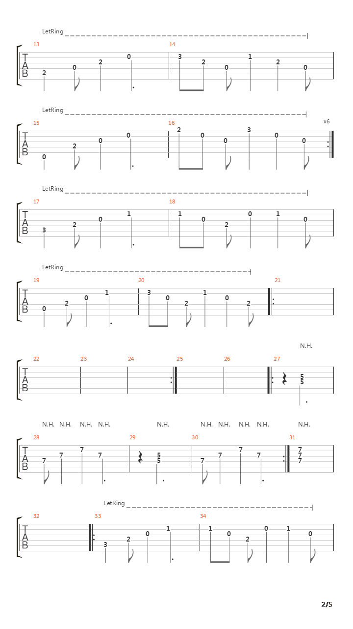 Tempo Perdido吉他谱