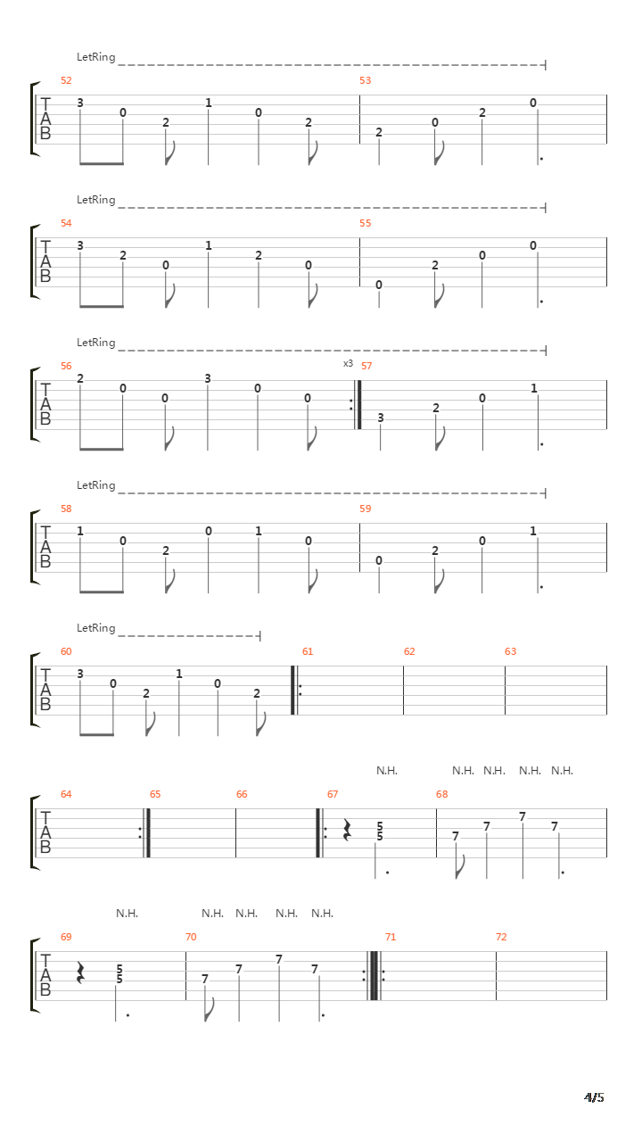 Tempo Perdido吉他谱