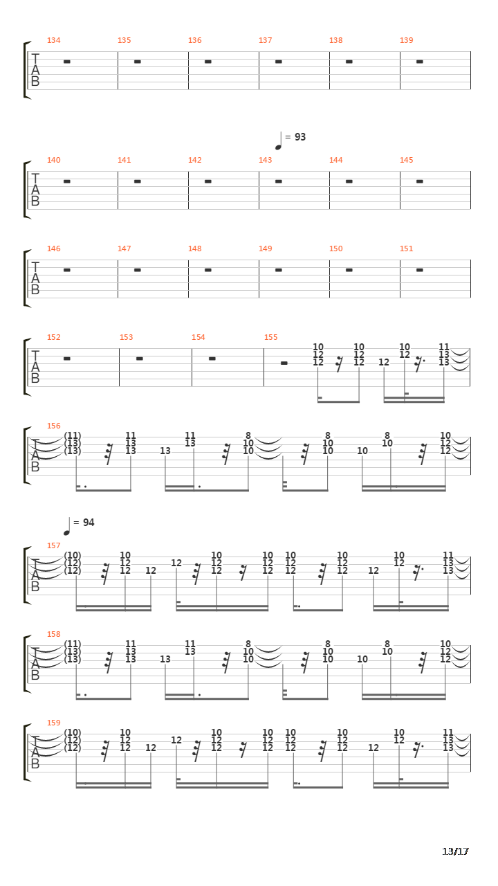 Faroeste Caboclo吉他谱