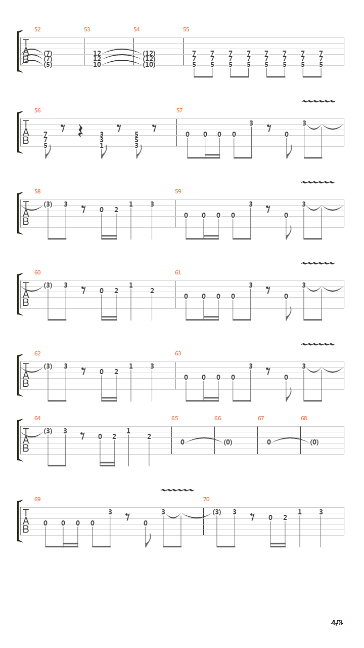 Pensar En Nada吉他谱