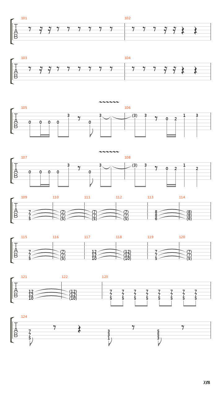 Pensar En Nada吉他谱