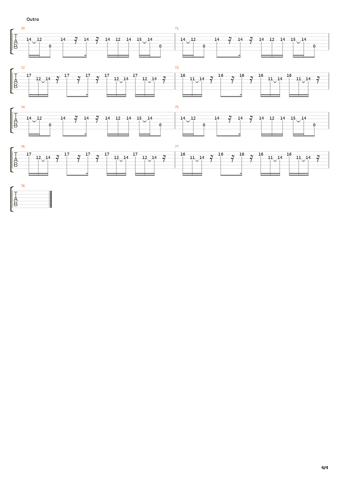 Cryptogenic Desires吉他谱