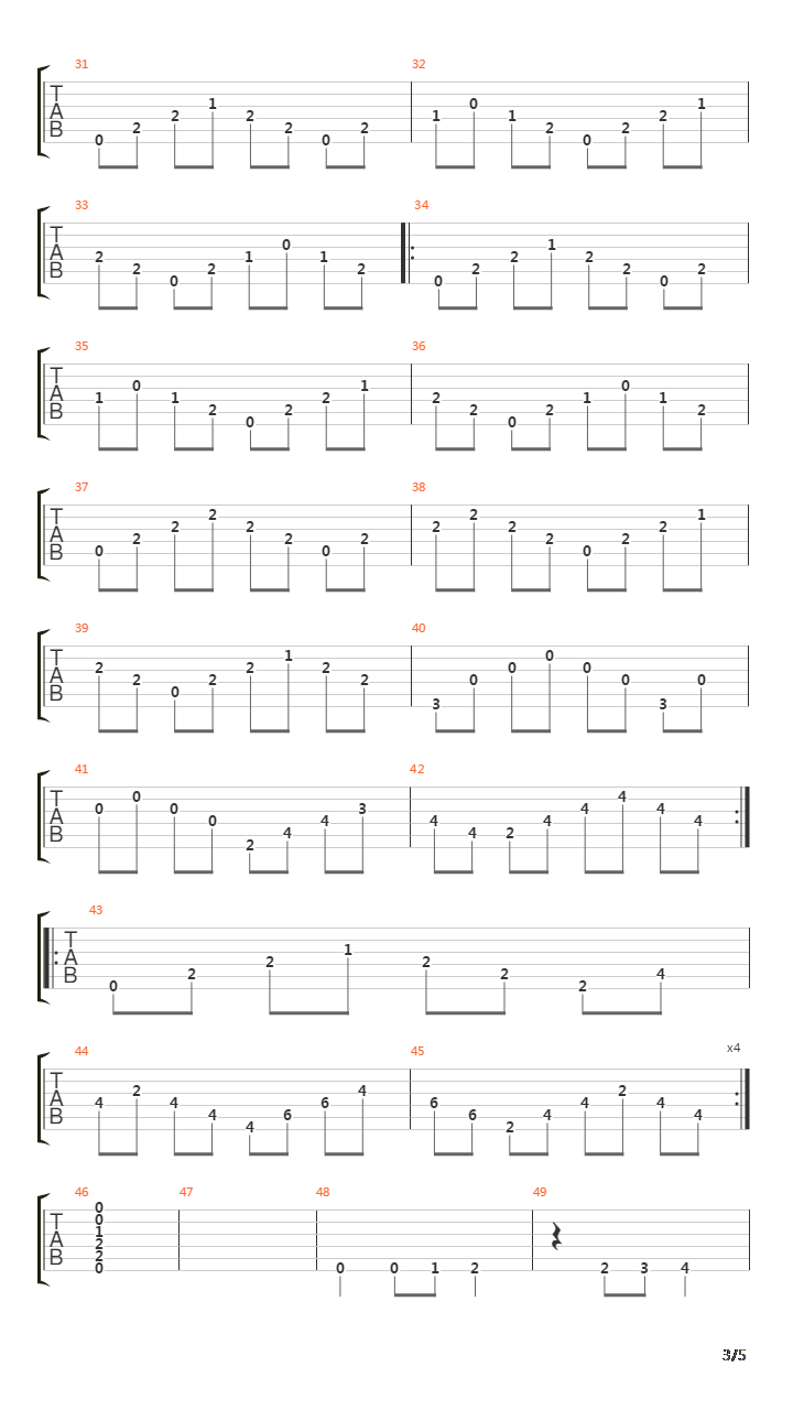 Le Slow吉他谱