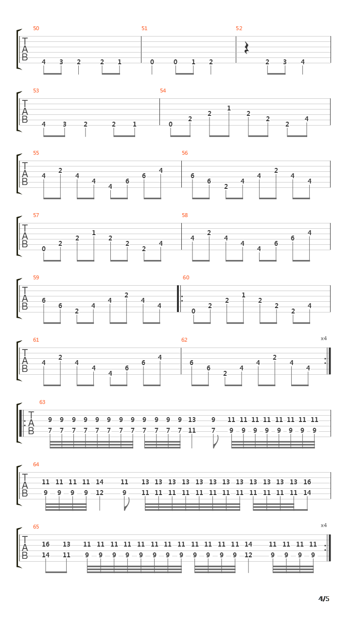 Le Slow吉他谱