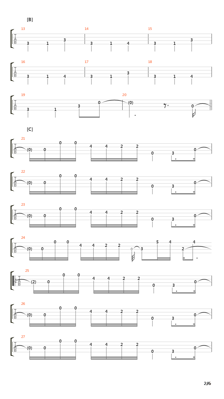 The Chinese Way吉他谱