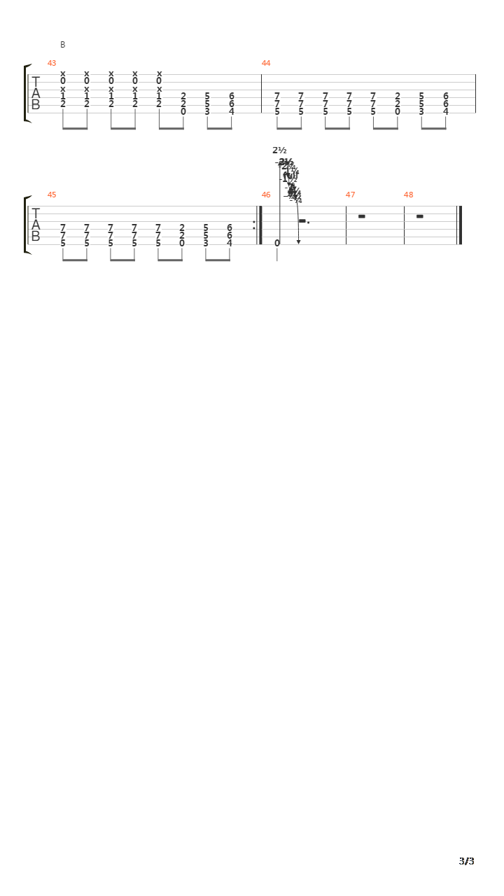 United States Of Whatever吉他谱