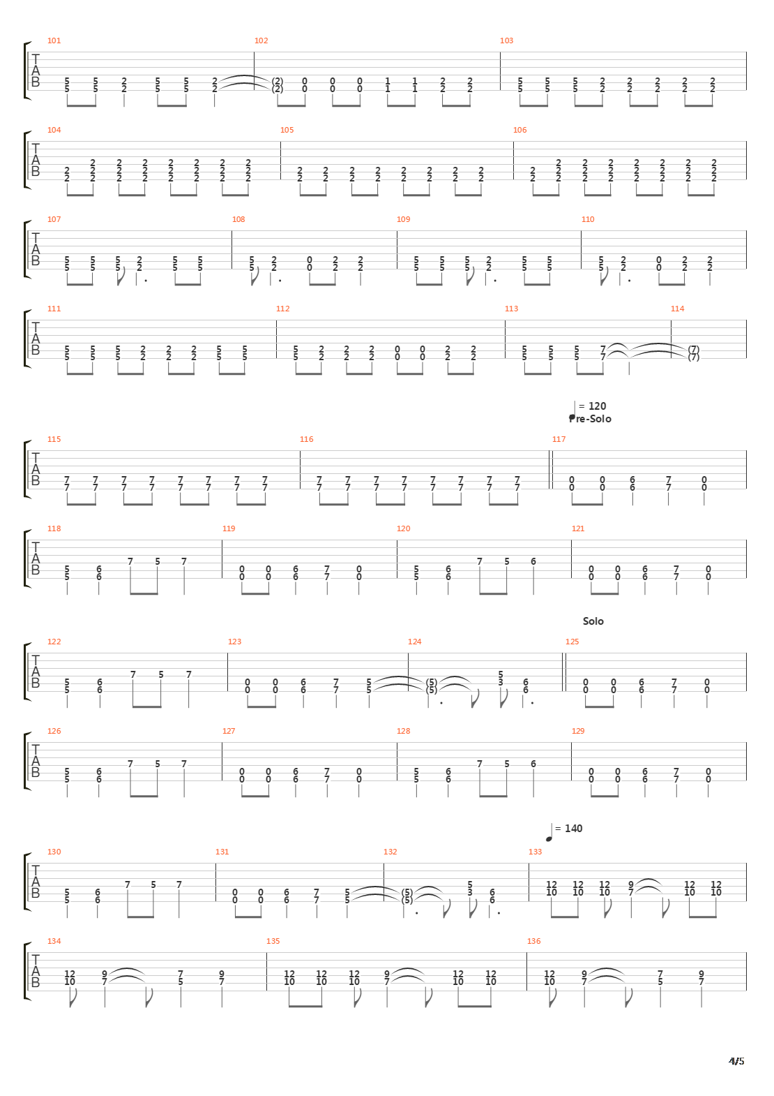 Underground吉他谱
